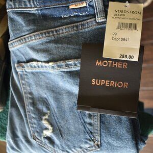 Mother Lightly Distressed Jeans, New with Tag